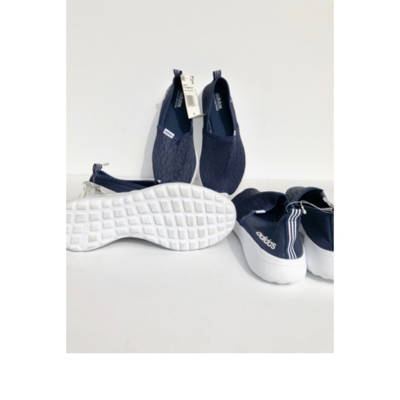 New No Box Adidas Cloudfoam Slip-On Navy Blue - Picture 3 of 3